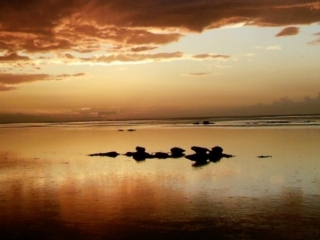 Senderismo atardecer